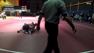 150 lbs Cons. Round 2 - Calvin Hacke, Xavier, Cedar Rapids vs Greysun Lein, Roland-Story
