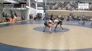 141 lbs Consi Of 16 #2 - Parker Sentipal, Edinboro vs Christian Ford, Unrostered
