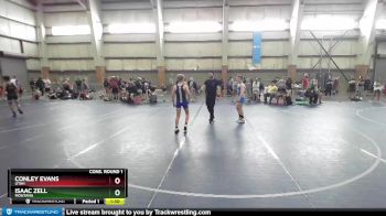 101 lbs Cons. Round 1 - Isaac Zell, Montana vs Conley Evans, Utah