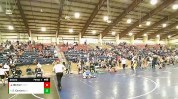 95 lbs Cons. Round 3 - Evan Centeno, Ben Lomond vs Jerron Becker, Carbon Wrestling Club