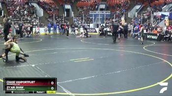 75 lbs Champ. Round 2 - Chase VanPortfliet, Grandville WC vs Zy`Air Shaw, Silverback Academy