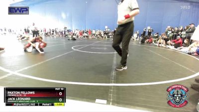 68 lbs Round 1 (4 Team) - Paxton Fellows, Firebird Elite vs Jack Leonard, OpenMats Wrestling Club