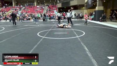 80 lbs Cons. Round 2 - Graham Miller, CYWC vs Lathen Askins, Randall Youth Wrestling Club