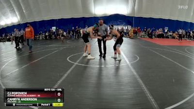 Round 2 - Cj Popovich, Elevate Wrestling Academy vs Camryn Anderson, Malvern