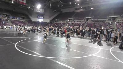 58 lbs Cons. Semis - Elias Morgas, Glory Wrestling Academy vs Landon Gustafson, Colorado Outlaws Youth Wrestling