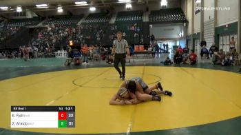 140 lbs Prelims - Eli Fjell, Columbus Wrestling Org. Maroon vs Zach Araujo, Western Nebraska Titans