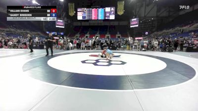 100 lbs 5th Place Match - Killian Evans, MO vs Sandy Breeden, MO