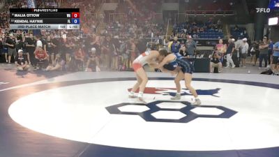 115 lbs 3rd Place Match - Malia Ottow, WA vs Kendal Haynie, FL