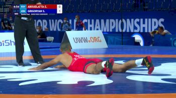 77 kg Quarterfinal - Emad Ashraf Abouelatta, EGY vs Samvel Grigoryan, ARM