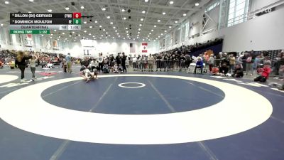 81 lbs Quarterfinal - Dominick Moulton, Brawler Elite vs Dillon (dj) Gervasi, Carmel Youth Wrestling Club