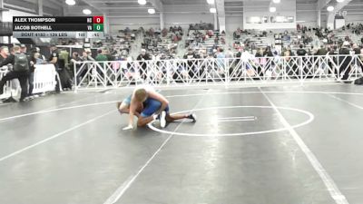 126 lbs Consi Of 64 #1 - Alex Thompson, NC vs Jacob Bothell, VA