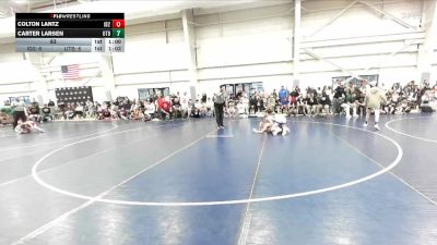 83 lbs Quarterfinals (8 Team) - Carter Larsen, Utah Black vs Colton Lantz, Idaho 2