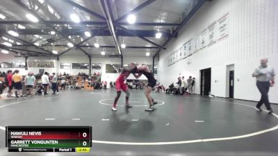 165 lbs Quarterfinal - Mawuli Nevis, Wabash vs Garrett VonGunten, Manchester