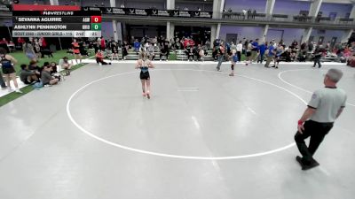 Junior Girls - 120 lbs Cons. Round 3 - Tegan Robertson, Iowa vs Ally Jelinek, Big Game Wrestling Club