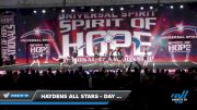 Haydens All Stars - Day 30 [2022 Purple Hurricanes L1 Youth - D2 - Small] 2022 Spirit of Hope Charlotte Grand Nationals