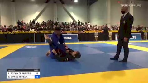LUCAS ROCHA DE FREITAS vs KAWIKA WAYNE YONEDA 2021 World Master IBJJF Jiu-Jitsu Championship