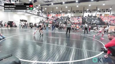 85-90 lbs Rr Rnd 2 - Owen Schiltz, Verdigris Youth Wrestling vs Beau Fisher, Salina Wrestling Club