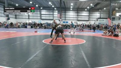 175 lbs Cons. Round 2 - Gregory Brown, Warmup Gang Wrestling Club vs John Smith, Noke RTC