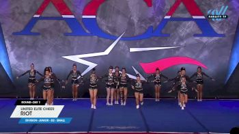 United Elite Cheer - RIOT [2025 L3 Junior - D2 - Small Day 1] 2025 ACA Grand Nationals