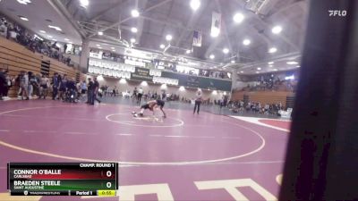 132 lbs Cons. Round 6 - Connor O`Balle, Carlsbad vs Braeden Steele, Saint Augustine