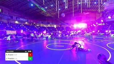 126 lbs 5th Place - Aramis Rivera, Team Montana vs Jayden Preston, Live Training