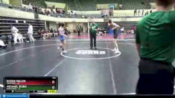 132 lbs Round 3 (4 Team) - Michael Bobo, Owatonna vs Ryder Miller, Shakopee