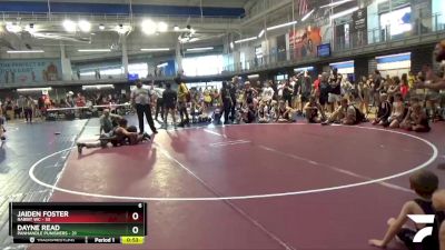 110 lbs Round 1 (16 Team) - Jaiden Foster, Rabbit WC vs Dayne Read, Panhandle Punishers