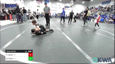 49 lbs Consi Of 8 #2 - Franciso Lopez, OKC Saints Wrestling vs Wyatt Wylie, Tuttle