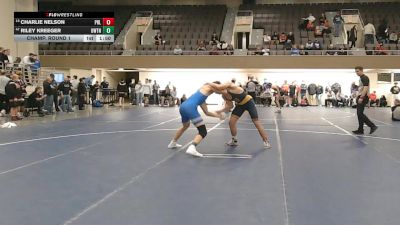 172 Championship Bracket Champ. Round 1 - Riley Kreeger, Owatonna vs Charlie Nelson, Prior Lake