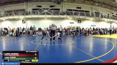 45 lbs Cons. Round 5 - Laken Warren, Castle Wrestling Club vs Case Hoehn, Maurer Coughlin Wrestling Club