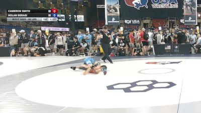 88 lbs Cons. Quarters - Cameron Smith, Ohio vs Nolan Berasi, Ohio