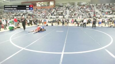 135 lbs Champ. Rd Of 16 - Aurora Hiebert, Thunder Mountain Wrestling Club vs Augustina Bol, Washington