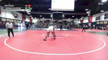 215 lbs Cons. Round 4 - Justin Wang, Yorba Linda vs Jeremiah Alcantara, Northview