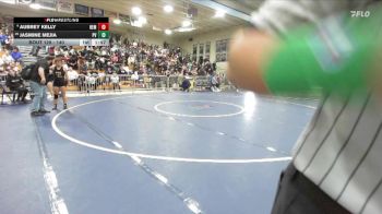 140 lbs Champ. Round 1 - Jasmine Mejia, Paloma Valley vs Aubrey Kelly, Hemet