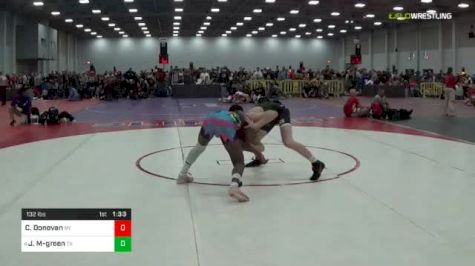 132 lbs Round Of 32 - Cahal Donovan, NY vs James Mcclain-green, TX