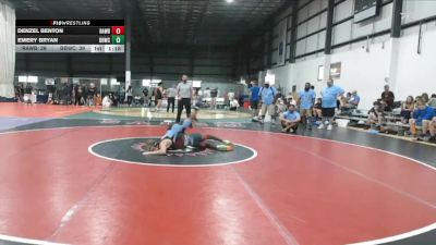 106 lbs 1 - Denzel Benton, RALEIGH AREA WOLFPACK BLACK vs Emery Bryan, BEACH BOYZ WRESTLING CLUB