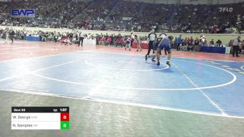 123 lbs Round Of 64 - Wiggin AJ George, Enid Junior High vs Noah Samples, Edmond Santa Fe