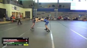 120 lbs Semifinal - Emmett Omron, Loyola-Blakefield vs Vailios Doulevaris, Saint Andrew`s Episcopal School