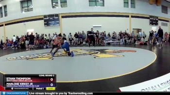 145 lbs Cons. Round 2 - Ethan Thompson, Beech Grove Wrestling Club vs Marlone Kirksy Jr, Merrillville Pirates Wrestling Club