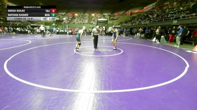 122 lbs Consi Of 16 #1 - Diego Solez, Tulare Western vs Nathan Kaiser, Monache