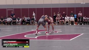 184 lbs Marcus Orlandoni, Wisconsin-La Crosse vs Alex Strashinsky, TCNJ