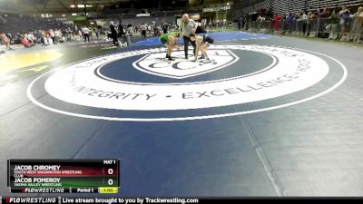 150 lbs 2nd Place Match - Jacob Chromey, South West Washington Wrestling Club vs Jacob Pomeroy, Yakima Valley Wrestling