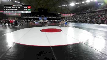 Boys 2A 150 lbs Cons. Round 1 - Jackson Brown, Olympic vs Dashba Denetclaw, Centralia