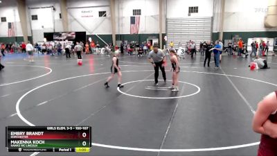 100-107 lbs Round 3 - Embry Brandt, Dorchester vs MaKenna Koch, Hawks WC Lincoln