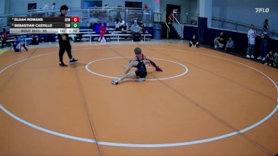 60 lbs Quarterfinal - Elijah Romans, Best Trained Wrestling vs Sebastian Castillo, Takedown Elite Wrestling