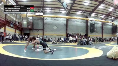 144 lbs Champ. Round 2 - Drake Hooiman, SLAM Academy vs Justin Williamson, Mount Carmel