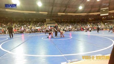 64 lbs Round Of 16 - Jackson Gates, Grit Mat Club vs Mason Leech, IAWC