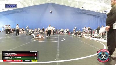 76 lbs Semis (4 Team) - Hayes Daniel, Firebird Elite vs Grant Lottmann, Slyfox Black