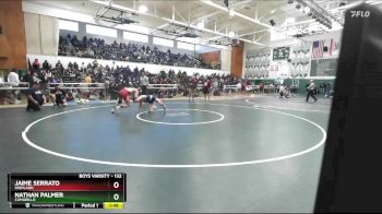 132 lbs Champ. Round 1 - Nathan Palmer, Camarillo vs Jaime Serrato, Highland