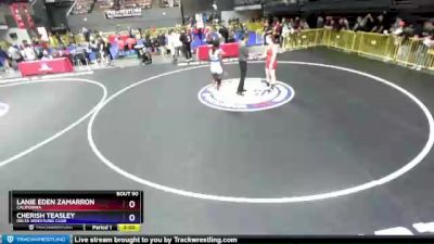 180 lbs Champ. Round 1 - Lanie Eden Zamarron, California vs Cherish Teasley, Delta Wrestling Club